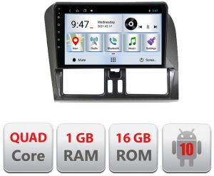 Navigatie dedicata Volvo XC60 2008 - 2012 A-272 Quad Core cu Android Internet Bluetooth Radio GPS WIFI 1+16GB