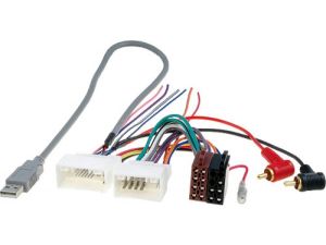 Conectori ISO Kia Sportage/Picanto/Sorento cu USB si RCA