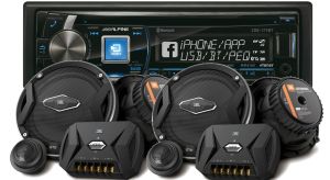 Pachet Audio Alpine CDE-177BT si Difuzoare JBL GTO 609C