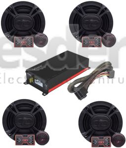 Pachet Difuzoare DD Audio Redline RL-C6.5 Si Amplificator Vibe Powerbox