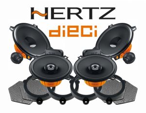  Pachet Difuzoare Auto Hertz Dieci Dedicat Renault Megane 3 (2008 - 2016)