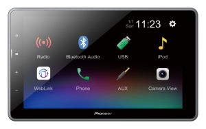 Pioneer DMH-AF555BT Player Multimedia Display 9 inch cu WebLink, Bluetooth®, Android, Siri