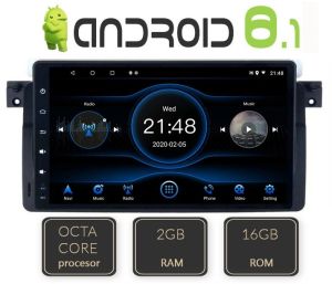 EDT-052 Navigatie Dedicata cu Android GPS USB WiFi BMW Seria 3 E46