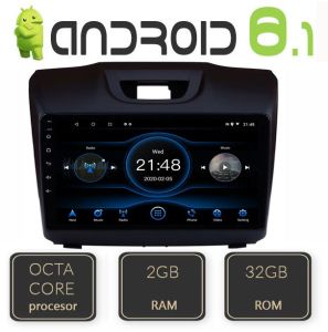 EDT-2234 Navigatie Android Dvd Auto Multimedia Gps Bluetooth Isuzu D-Max Octa Core 