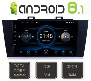EDT-458 Navigatie Dedicata cu Android GPS Bluetooth Subaru Legacy 2010-2015 Octa Core