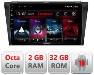 Navigatie Dedicata Mazda 3 2006-2010 cu Android Radio Bluetooth Internet DSP Octa Core 2+32GB 4G