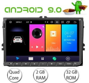 EDT-E405 Navigatie dedicata VW SKODA SEAT Android 9 2 gb ram 32 gb flash radio bluetooth internet