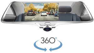 EDT-FSX66 Oglinda cu Monitor de 5" Camera Video 360 grade