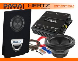 Pachet Bass Amplificator si Subwoofer cu Incinta Dacia Duster 1