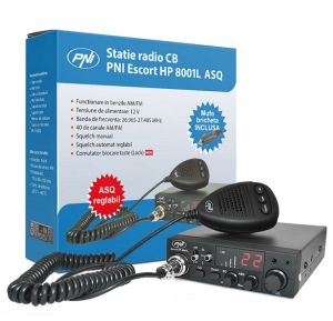 Statie radio CB PNI Escort HP 8001L ASQ include casti cu microfon HS81L