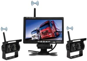 Kit Marsarier Wireless cu 2 Camere si Display de 7" 12V~24V