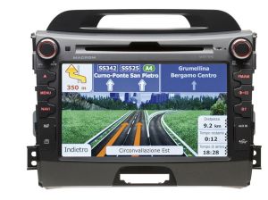 Sistem Multimedia cu Navigatie si DVD Kia Sportage Macrom M-Of7040