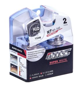 SET 2 MTEC BECURI AUTO H7 24V 70W MTEC SUPER WHITE - XENON EFFECT