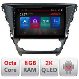 Navigatie dedicata Lenovo Toyota Avensis 2015-2019 Octacore, 8 Gb RAM, 128 Gb Hdd, 4G, Qled 2K, DSP, Carplay AA, 360,Bluetooth