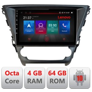 Navigatie dedicata Lenovo Toyota Avensis 2015-2019 , Octacore, 4Gb RAM, 64Gb Hdd, 4G, Qled, 360, DSP, Carplay,Bluetooth