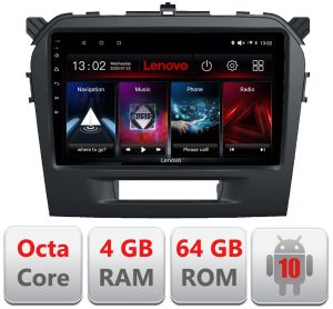 Navigatie Dedicata Suzuki Grand Vitara 2016 cu Android Radio Bluetooth Internet DSP Octa Core 4+64GB 4G