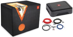 Pachet Auto Bass JBL CSX-1400BP Subwoofer+ CLUB A600 Amplificator + LK-10 Kit Cabluri 