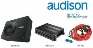 Pachet BASS AUDISON APBX 8R + DPower 1 + FPK 350, 500W