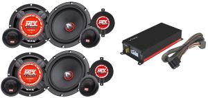 Pachet Audio Auto MTX Vibe, Difuzoare + Amplificator