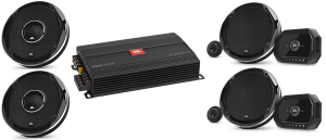 Pachet Difuzoare Auto JBL Stadium GTO 600C + GTO 620 cu Amplificator JBL Stage A9004