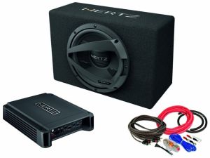 Pachet Subwoofer Auto Hertz DBX 25.3 + Amplificator Hertz HCP 2 + Kit de Cabluri Complet