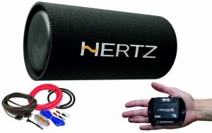 Pachet Subwoofer Auto Hertz DST 30.3B + Amplificator Stetsom IR 280.1 + kit de Cabluri Complet