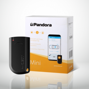 Pandora Mini Alarma Auto cu CAN pe Cheie si Conexiune Bluetooth cu Tag