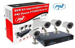 PNI House PTZ800 Kit DVR cu 4 Camere