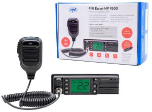 Statie Radio CB PNI Escort HP 9500 Multistandard, Difuzor Frontal, ASQ
