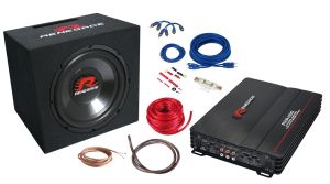 Pachet Bass Renegade RBK1100XL, Subwoofer 30cm, RMS 300w