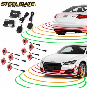 Steelmate PTS810EX Senzori de parcare fata si spate cu aspect OEM, fara display