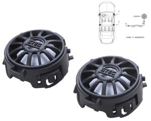 Set Tweetere Ceramice STEG BZ25 25 mm, 60 W, 4 ohmi, pentru Mercedes C / E / S / GLC