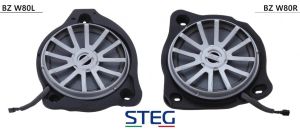 Subwoofer Auto Steg BZ 8N, Dedicat Mercedes, 50W RMS,  Set 2 Bucati