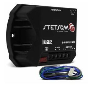 Stetsom IR 160.2 - 2 Amplificator Auto cu 2 Canale, 160W