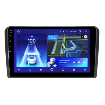 NAVIGATIE AUTO TEYES CC2 PLUS AUDI A3 8P 2003-2013 6+128GB 9" QLED OCTA-CORE 1.8GHZ, ANDROID 4G BLUETOOTH 5.1 DSP