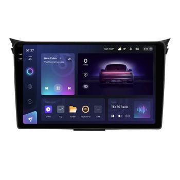 Navigatie dedicata Hyundai i30 2011-2017, Teyes CC3 2K, 128GB ROM, 6GB RAM LDDR4, Procesor Octa-core 8 x 1.8Ghz, Display QLED 9" , Apple CarPlay, Android Auto, Waze, WiFi, 4G SIM, 3 x USB, Bluetooth 5.1, DSP