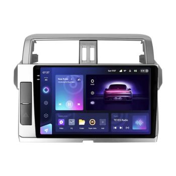 Navigatie Auto Teyes CC3 2K Toyota Land Cruiser Prado J200 2013-2017 4+32GB 10.36" QLED Octa-core 2Ghz Android 4G Bluetooth 5.1 DSP