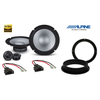 Difuzoare Auto Audi A5 2007 - 2019 Usi Fata 20cm Alpine S2-S80C RMS 85W