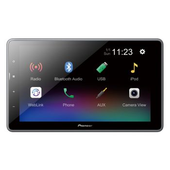 Pioneer DMH-AF555BT Player Multimedia Display 9 inch cu WebLink, Bluetooth®, Android, Siri