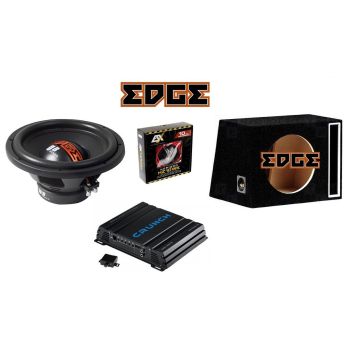 EDGE Pachet Bass 600W RMS, EDB12D2-E0 + GPX1250.1D + KIt Amplificare + Incinta Bass Reflex