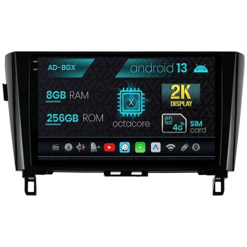 Navigatie Dedicat Nissan Qashqai J11 (2013-2020), Android 13, 2K, X-Octacore / 8GB RAM + 256GB ROM, 10.1 Inch