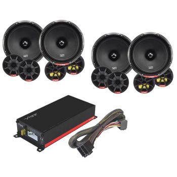 Pachet Audio Auto Vibe Slick Difuzoare + Ampificator