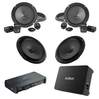 Pachet Difuzoare Auto cu Subwoofer Audison Prima 1010 W