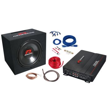 Pachet Bass Renegade RBK1100XL, Subwoofer 30cm, RMS 300w