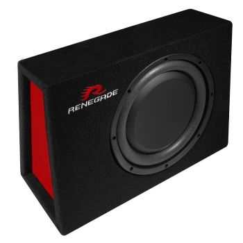 Subwoofer Auto Renegade RXS1000in Incinta Inchisa, 25 cm, RMS 200W