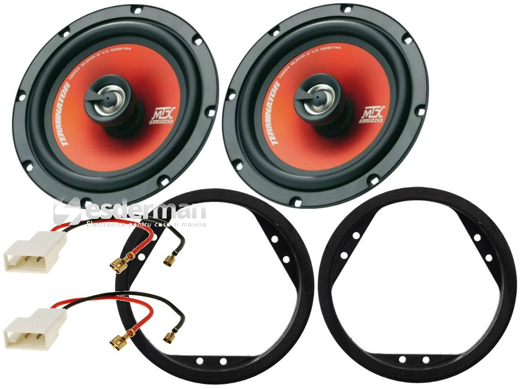 Boxe Mitsubishi ASX, Difuzoare Auto Usi Fata Spate ASX RMS 60W