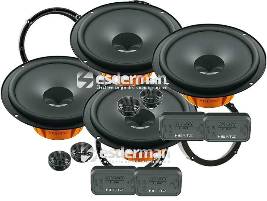 Difuzioare DedicateSkoda Octavia II, Fabia II, Hertz Dieci, RMS 160W