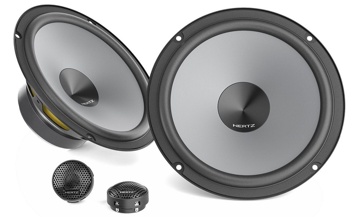 Hertz UNO K 165 Set Difuzoare Auto 16,5cm RMS 75W Impedanta 4Ω